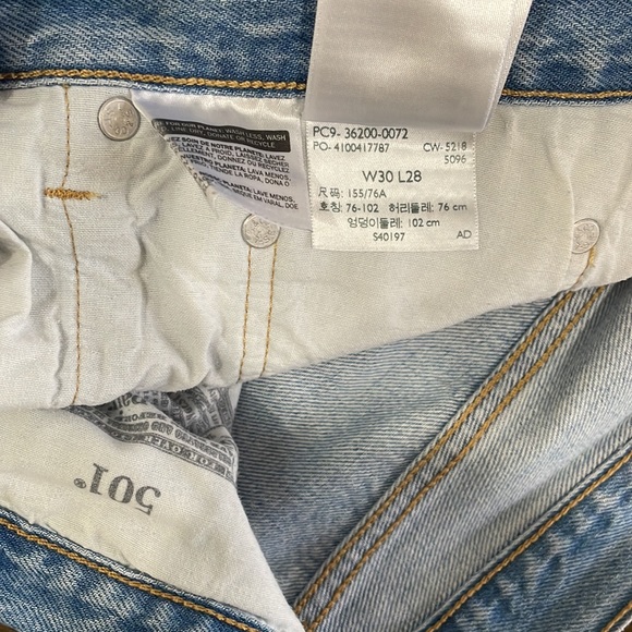 Levi's 501 Original Jeans Montgomery Patched - Picture 8 of 8
